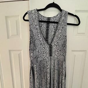 Tart Collections Dress, Black and White pattern, Small